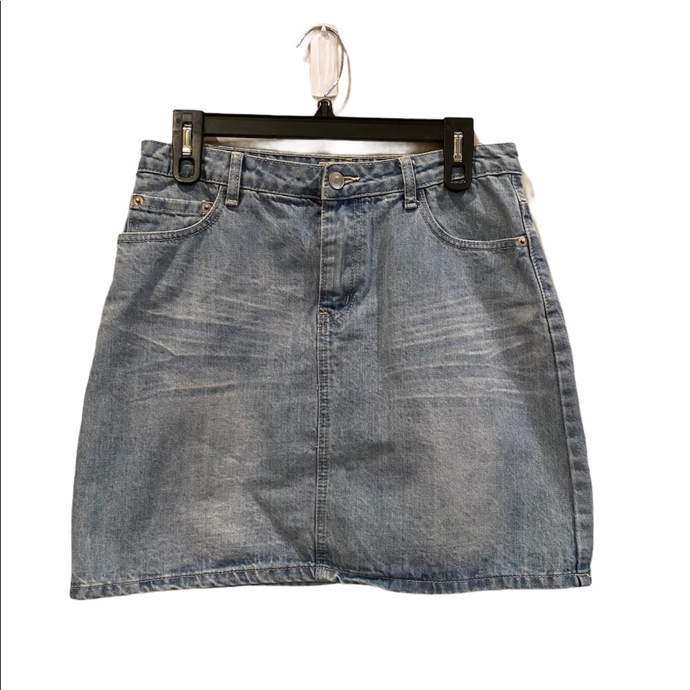 Denim Mini Skirt